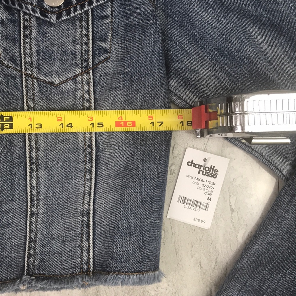 Refuge Frayed Jean Jacket - Picture 10 of 13